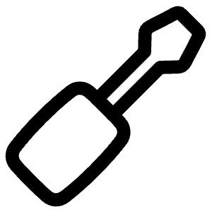 Screwdriver Icon from Plump Line - Free Set