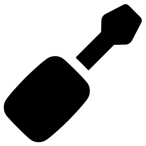 Screwdriver Icon from Plump Solid - Free Set