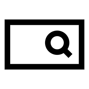 Search Bar Icon from Sharp Line - Free Set