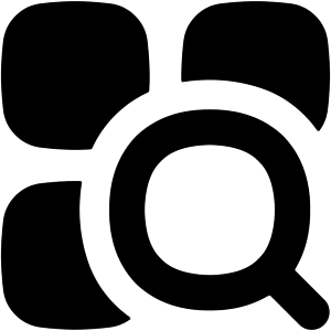 Search Category Icon from Flex Solid - Free Set