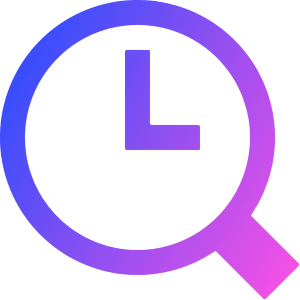 Search History Browser Icon from Sharp Gradient- Free Set