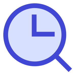 Search History Browser Icon from Sharp Duo - Free Set
