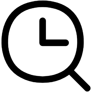 Search History Browser Icon from Flex Line - Free Set