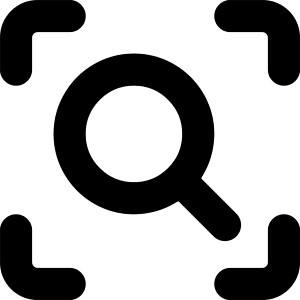Search Visual Icon from Core Solid - Free Set