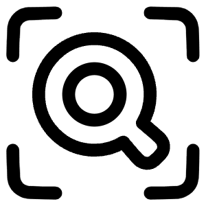 Search Visual Icon from Plump Line - Free Set