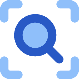 Search Visual Icon from Core Flat - Free Set