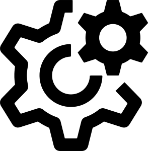 Settings Double Cog Icon from Nova Line - Free Set