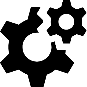 Settings Double Cog Icon from Nova Solid - Free Set