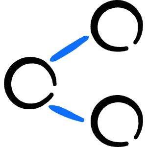 Share Circles Icon from Freehand Duotone - Free Set