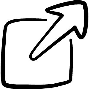 Share Forward Icon from Freehand Line - Free Set