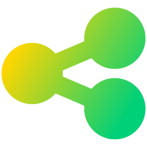 Share Link Icon from Plump Gradient - Free Set