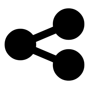 Share Link Icon from Sharp Solid - Free Set