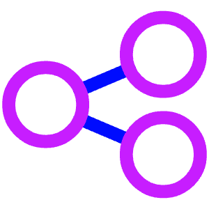 Share Link Icon from Plump Neon - Free Set