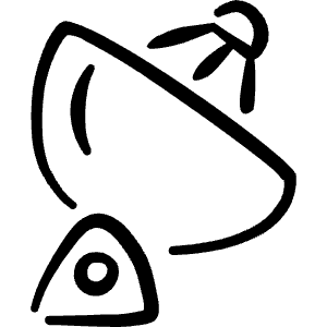 Share Radar Icon from Freehand Line - Free Set