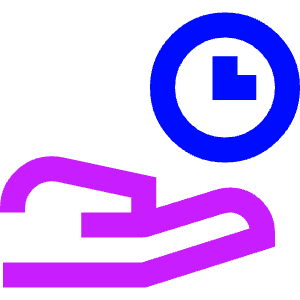 Share Time Icon from Sharp Neon - Free Set