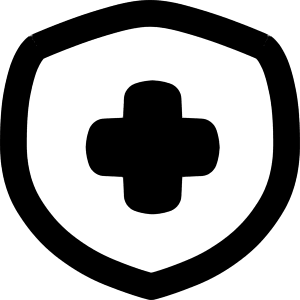 Shield Cross Icon from Flex Remix - Free Set