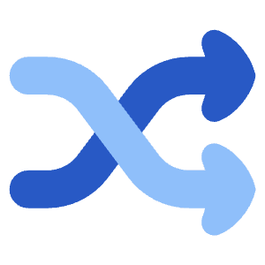 Shuffle Icon from Flex Flat - Free Set