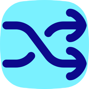 Shuffle Icon from Flex Pop - Free Set