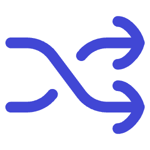 Shuffle Icon from Flex Duo - Free Set