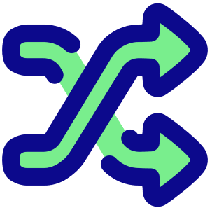 Shuffle Icon from Plump Pop - Free Set