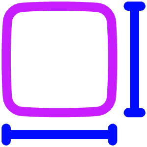 Sizing Icon from Plump Neon - Free Set