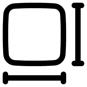 Sizing Icon from Plump Line - Free Set