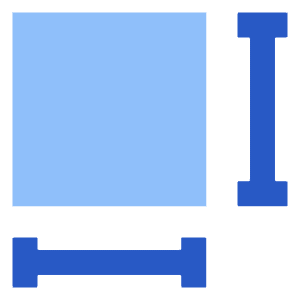 Sizing Icon from Sharp Flat - Free Set