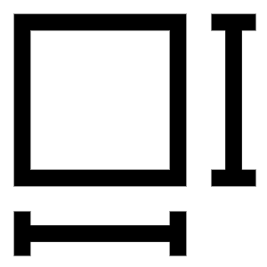 Sizing Icon from Sharp Line - Free Set