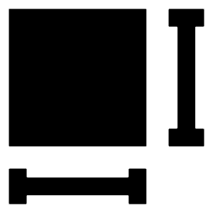Sizing Icon from Sharp Solid - Free Set
