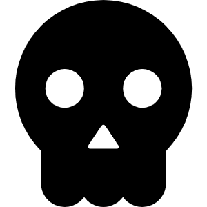 Skull 1 Icon from Ultimate Bold - Free Set