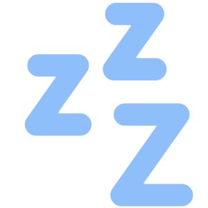 Sleep Icon from Core Flat - Free Set