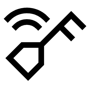 Smart Key Icon from Sharp Line - Free Set