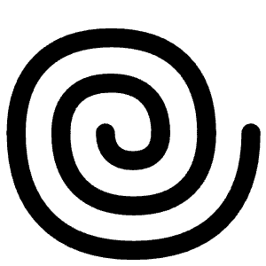 Spiral Shape Icon from Flex Line - Free Set