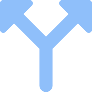 Split Vertical Icon from Core Flat - Free Set
