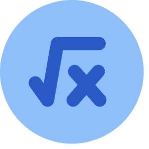 Square Root X Circle Icon from Core Flat - Free Set
