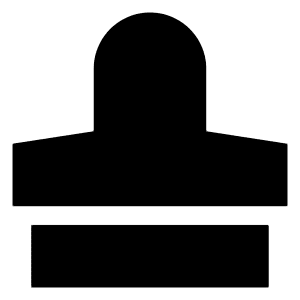 Stamp Icon from Sharp Solid - Free Set