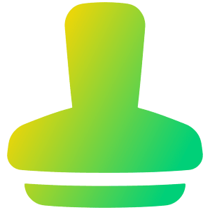 Stamp Icon from Plump Gradient - Free Set