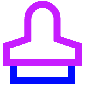 Stamp Icon from Sharp Neon - Free Set