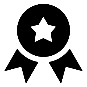 Star Badge Icon from Sharp Solid - Free Set