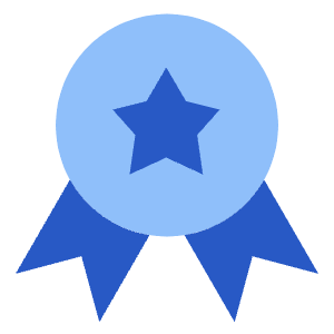 Star Badge Icon from Sharp Flat - Free Set