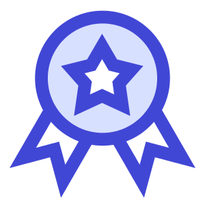 Star Badge Icon from Sharp Duo - Free Set