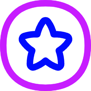 Star Circle Icon from Flex Neon - Free Set
