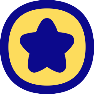 Star Circle Icon from Flex Pop - Free Set