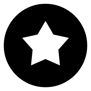 Star Circle Icon from Sharp Solid - Free Set