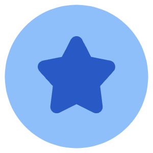 Star Circle Icon from Plump Flat - Free Set