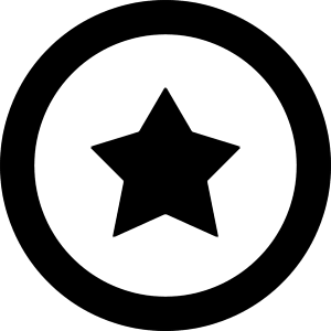 Star Circle Icon from Sharp Remix - Free Set