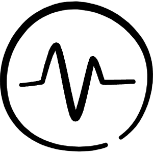 Stats Line Graph Circle Icon from Freehand Line - Free Set