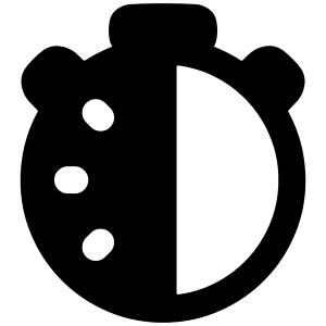 Stopwatch Half Icon from Plump Remix - Free Set