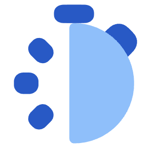 Stopwatch Half Icon from Plump Flat - Free Set