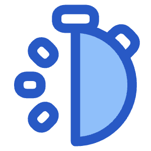 Stopwatch Half Icon from Plump Duo - Free Set